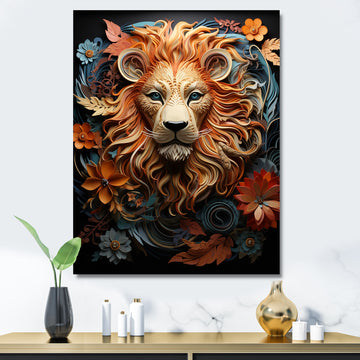 Lions Realm Dominant Presence - Lion Wall Decor